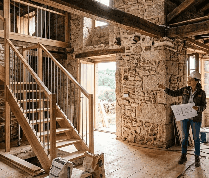 rehabilitación de vivienda antigua
